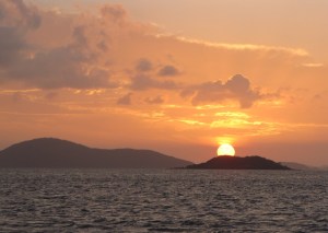 Sunset from Cape York (c) Trish Ebert. 